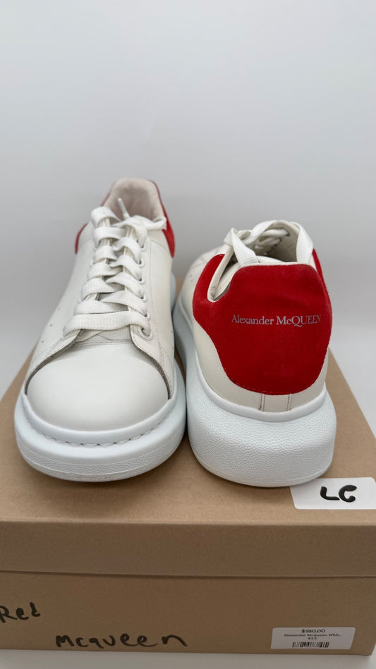 McQueen Oversized White Red Sneakers Men’s EU 43.5 No Box